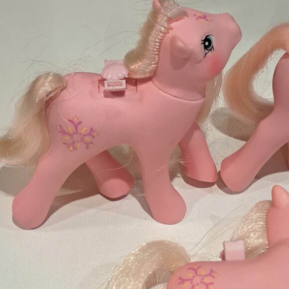 Qty 3 Honeysuckle flutter my little pony vintage toy horse pony G1 mlp - Picture 7 of 9
